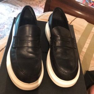 COPY - Alexander McQueen black penny loafers